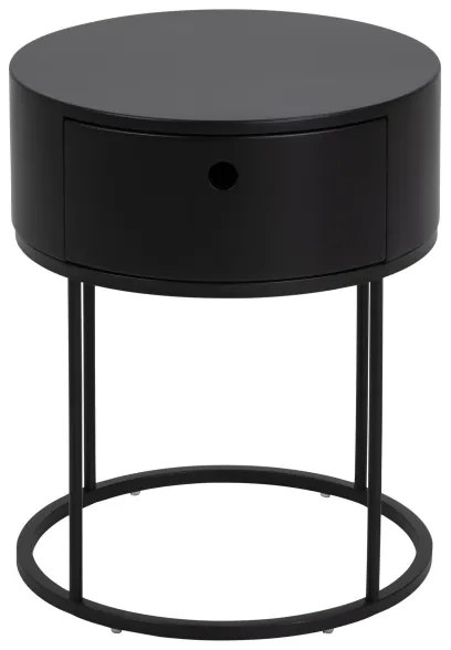 Nočný stolík COLUM čierna