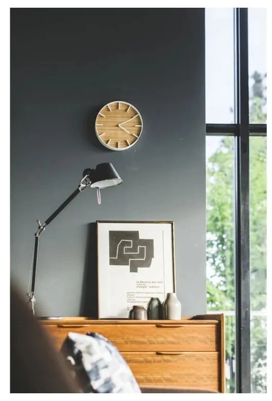 Nástenné hodiny YAMAZAKI RIn Claro, ⌀ 27 cm