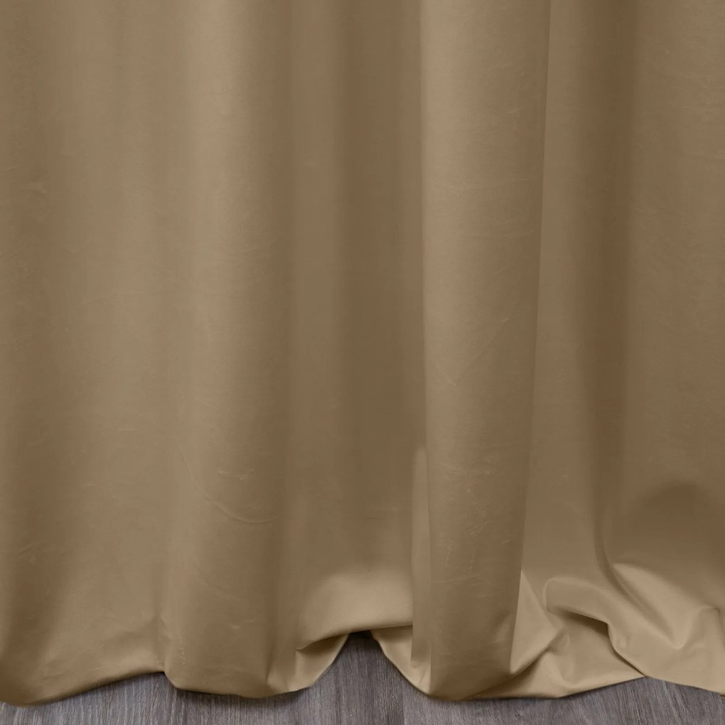 ZATEMŇOVACÍ ZÁVES NA PÁSKE PIERRE CARDIN SIBEL 140X270 CM CAPPUCCINO