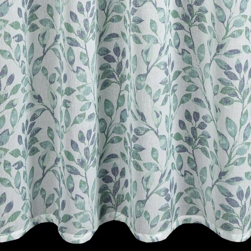 ZÁVES D91 CLARISSA NA PÁSKE 140X270 CM BIELY