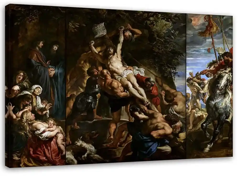 Gario Obraz na plátne Vynášanie kríža - Peter Paul Rubens, reprodukcia  Rozmery: 60 x 40 cm | BIANO