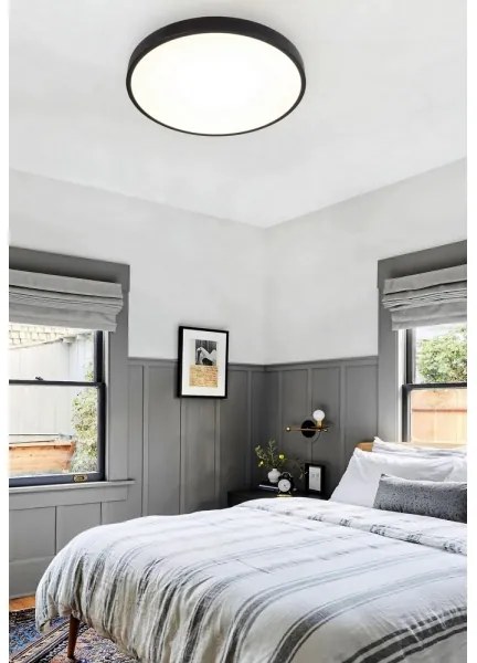 Top Light Metal 40C - LED Stropné svietidlo LED/36W/230V  40 cm čierna