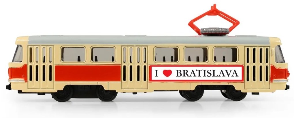 RAPPA Kovová električka na spätný chod Tatra T3 - BRATISLAVA - 16 cm