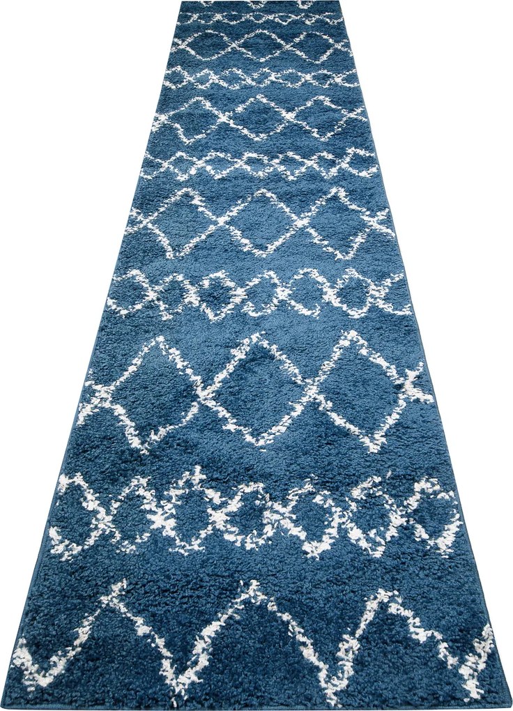 TA Koberec 6131B P.BLUE PACKAGE DELHI SFJ Rozmer: 80x200 cm