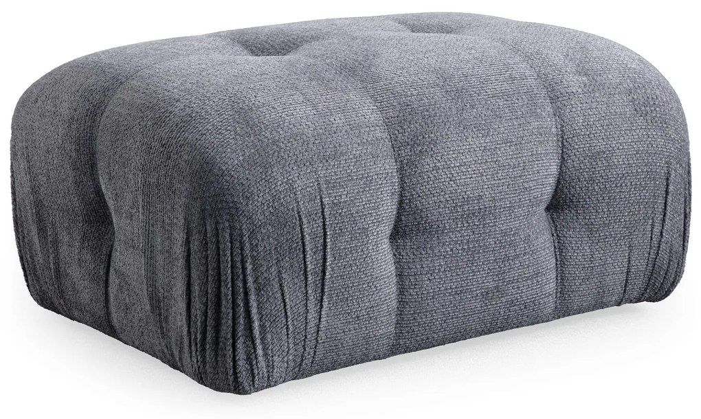 Univerzálny puf Pebble 95 x 65 cm, sivá