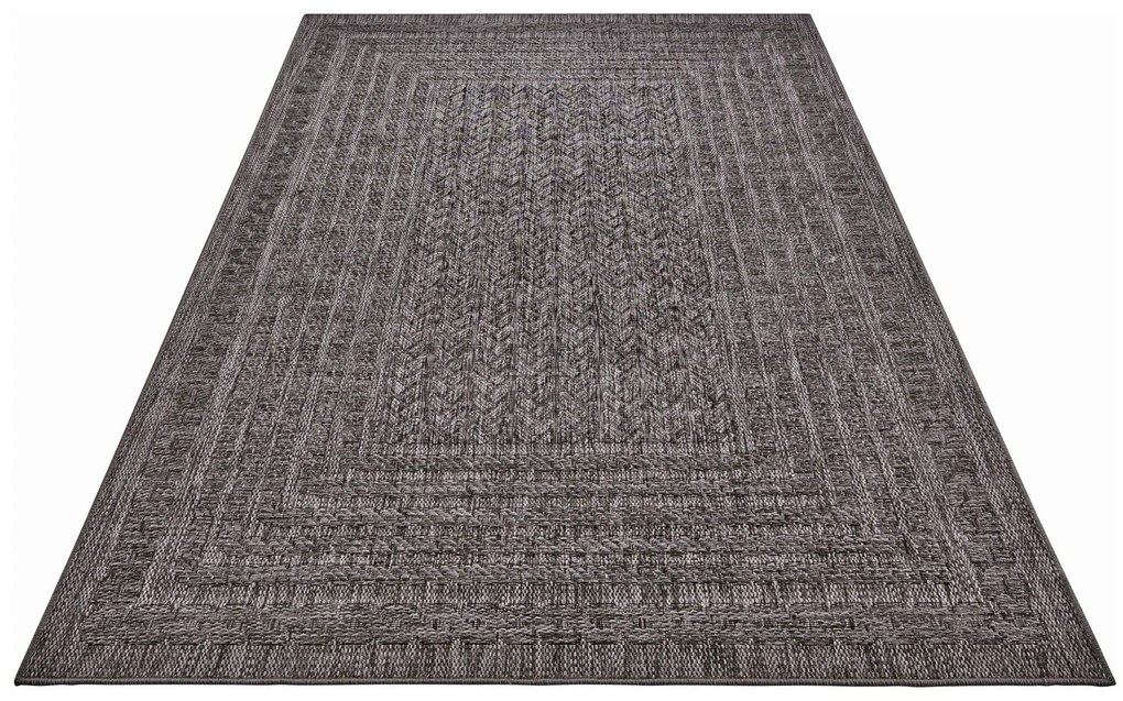 NORTHRUGS - Hanse Home koberce AKCIA: 200x290 cm Kusový koberec Forest 103993 Darkgrey – na von aj na doma - 200x290 cm