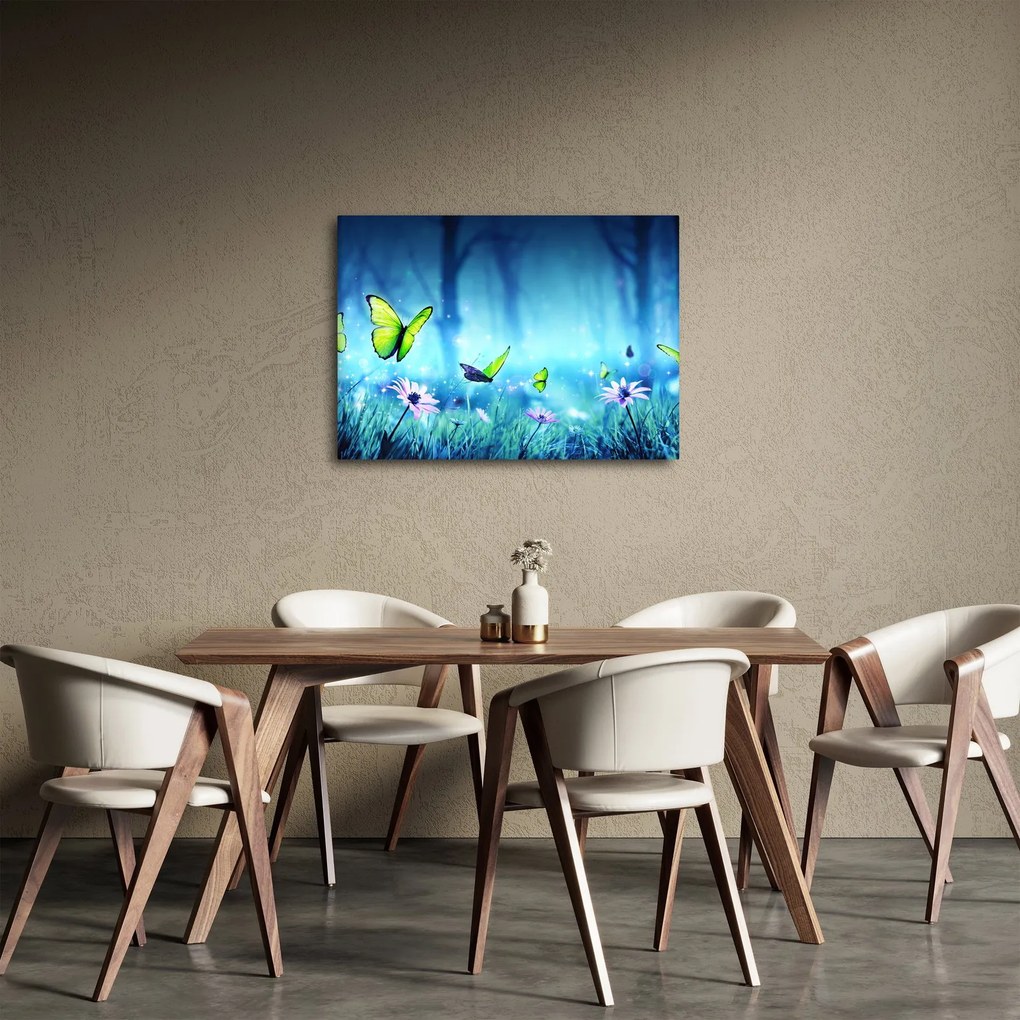 Obraz - Mystická lesná čistina (70x50 cm)