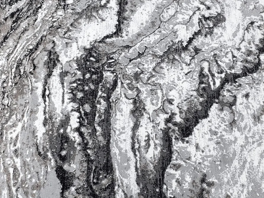 DC Koberec Exclusive kruh 100 sivá čierna Rozmer: Ø 120 cm (kruh)