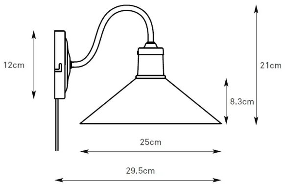 Markslöjd 108865 - Nástenná lampa VELA 1xE27/40W/230V mosadz/biela