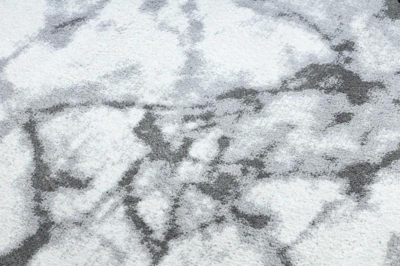 Moderný koberec COZY Lina, geometrický , mramor - Štrukturálny, dve vrstvy rúna, šedá Veľkosť: 240x330 cm
