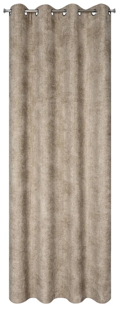 ZATEMŇOVACÍ ZÁVES NA KRÚŽKOCH ALETA 135X250 CM BÉŽOVÁ