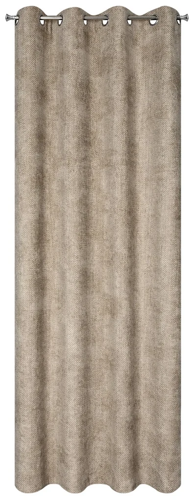 ZATEMŇOVACÍ ZÁVES NA KRÚŽKOCH ALETA 135X250 CM BÉŽOVÁ