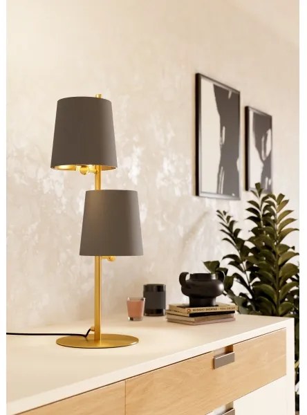 Eglo 99611 - Stolná lampa  ALMEIDA 2xE27/40W/230V