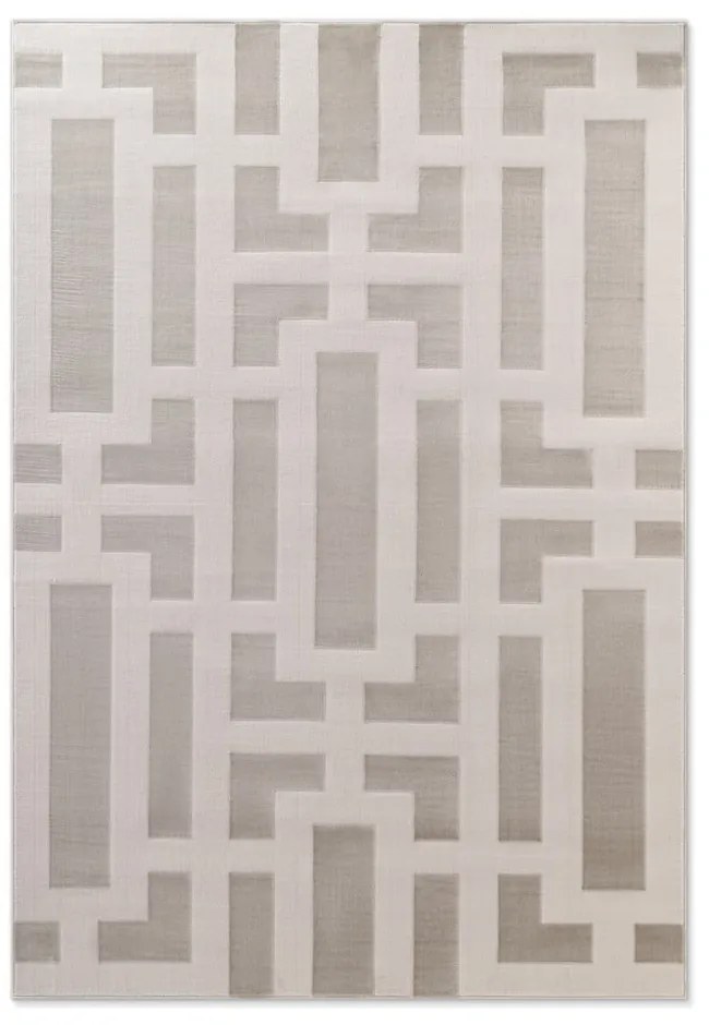 Sivo-krémový koberec 200x280 cm Perles Onyx – Elle Decoration