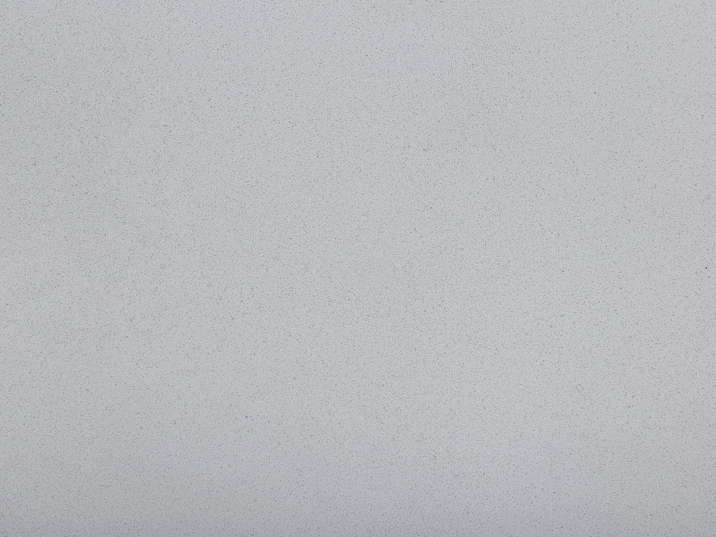 Vonkajšia betónová lavica biela TARANTO Beliani