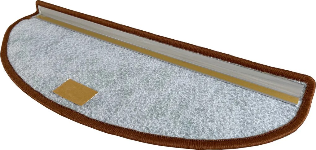 Vopi Nášľapy na schody Capri medený polkruh, samolepiaci - 24x65 polkruh (rozmer vrátane ohybu)