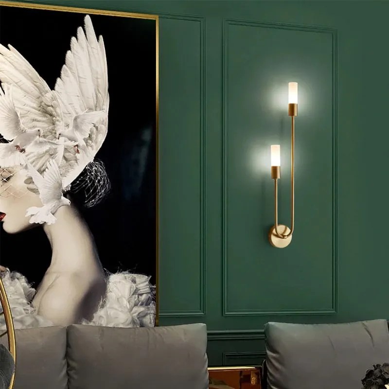 Toolight Toolight, nástenné svietidlo 2xE14, APP1148-2W, zlatá lesklá, OSW-14011