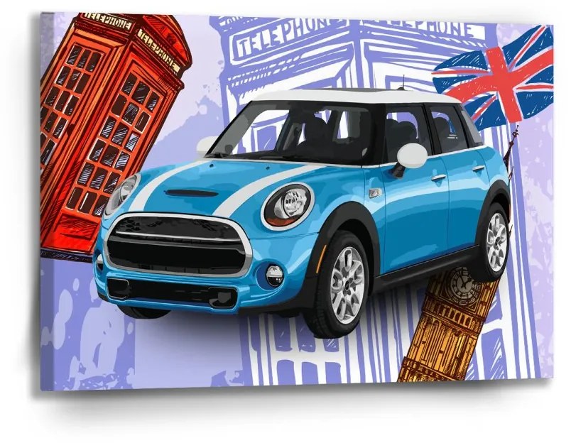 Sablio Obraz Mini sedan Londýn - 90x60 cm