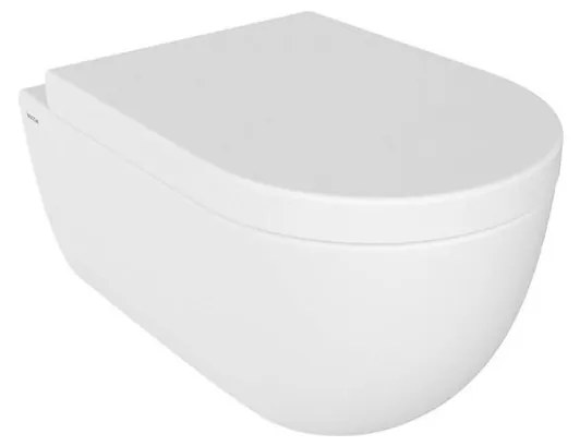 BOCCHI V-Tondo - WC závesné 545x360 mm, Rimless + sedátko wrap over, Soft Close - SET, biela lesklá