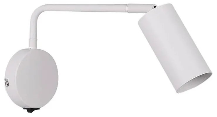 Biele kovové nástenné svietidlo Tina - Candellux Lighting