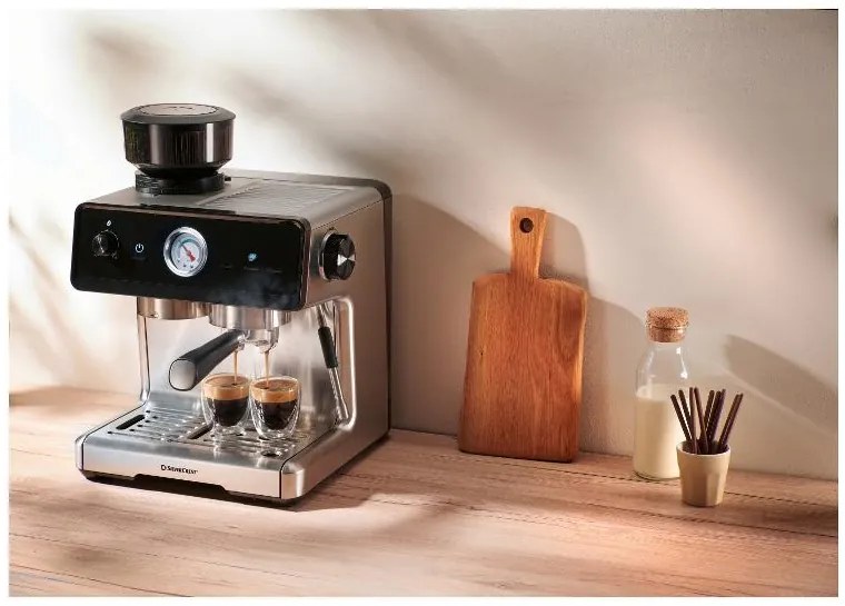 Silvercrest® Espresso kávovar Premium Semst 1500 A1/Soemst 1500 A1 (100395742)