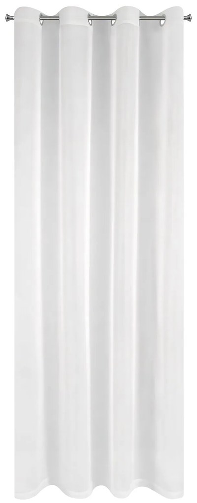ZÁCLONA NA KRÚŽKOCH LUCY 140X250 CM BIELA