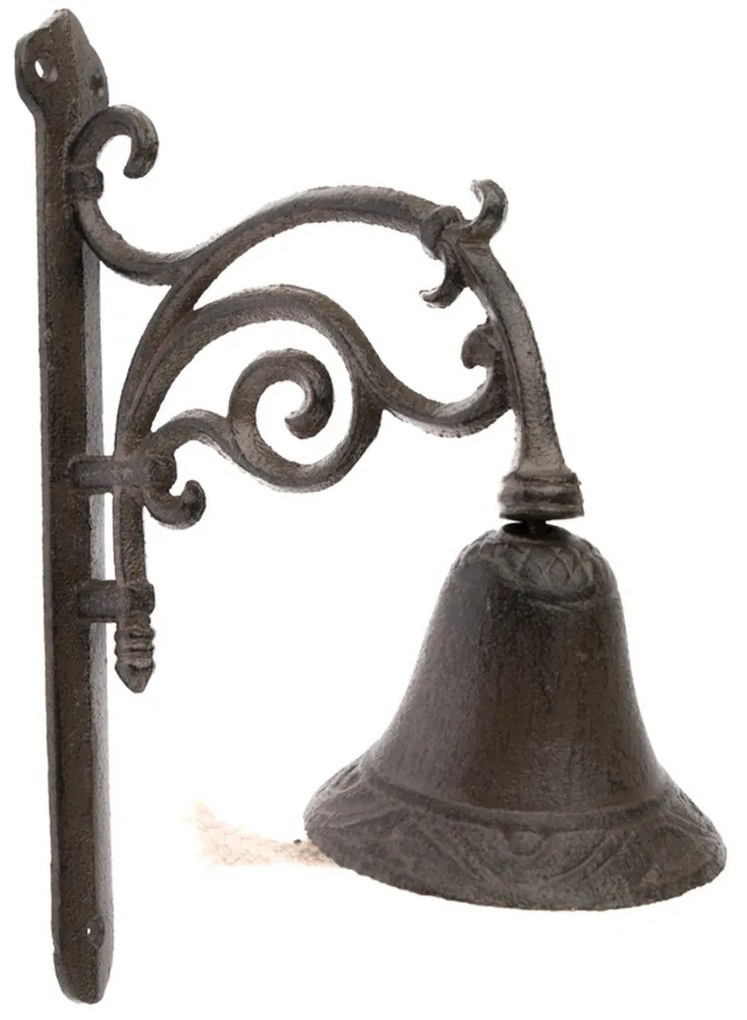 Liatinový zvonček Paz, 25,5 x 20,5 x 10 cm