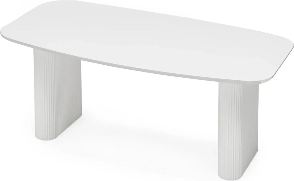 Jedálenský stôl Mesilla 180 cm biely