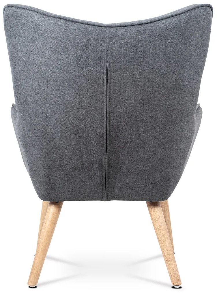 Kreslo s podnožkou GREY2, šedá