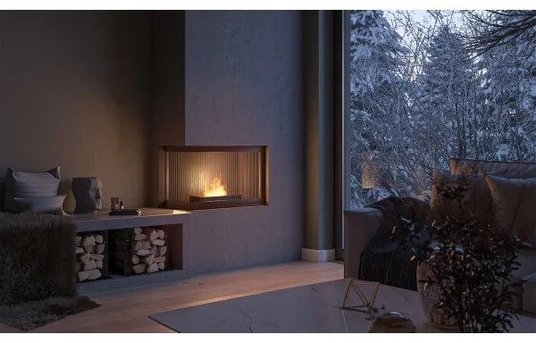 InFire - BIO krb 8x50 cm 3kW čierna