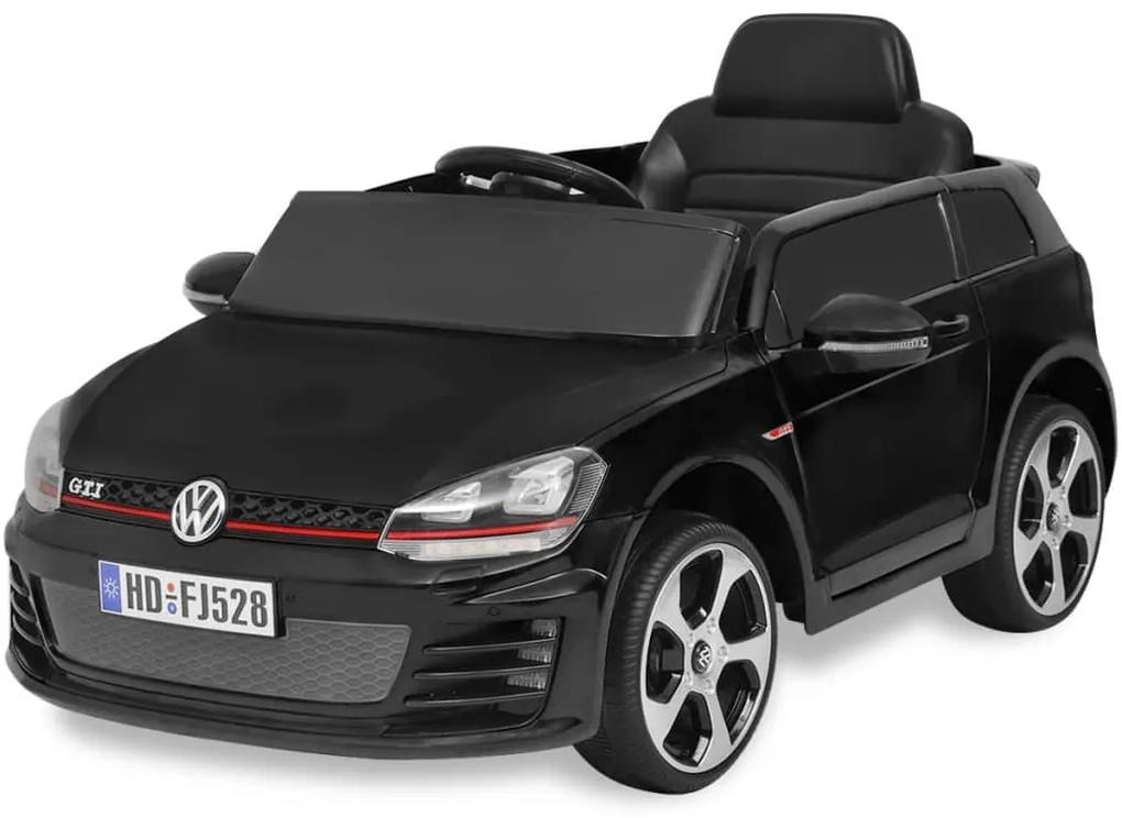 vidaXL detské autíčko VW Golf GTI 7 čierne 12 V s diaľkovým ovládačom