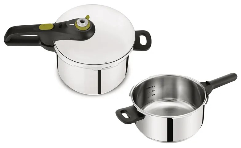 Tlakový hrniec Tefal Secure5 Neo V2 P2544341 set 4+6 l(rozbalené)