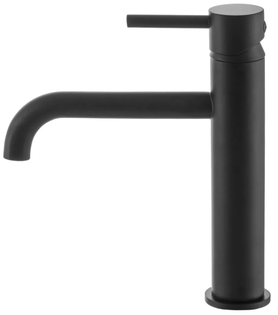 Gamma Roy, umývadlová batéria h-220, čierna matná, GMA-BRYU-BK