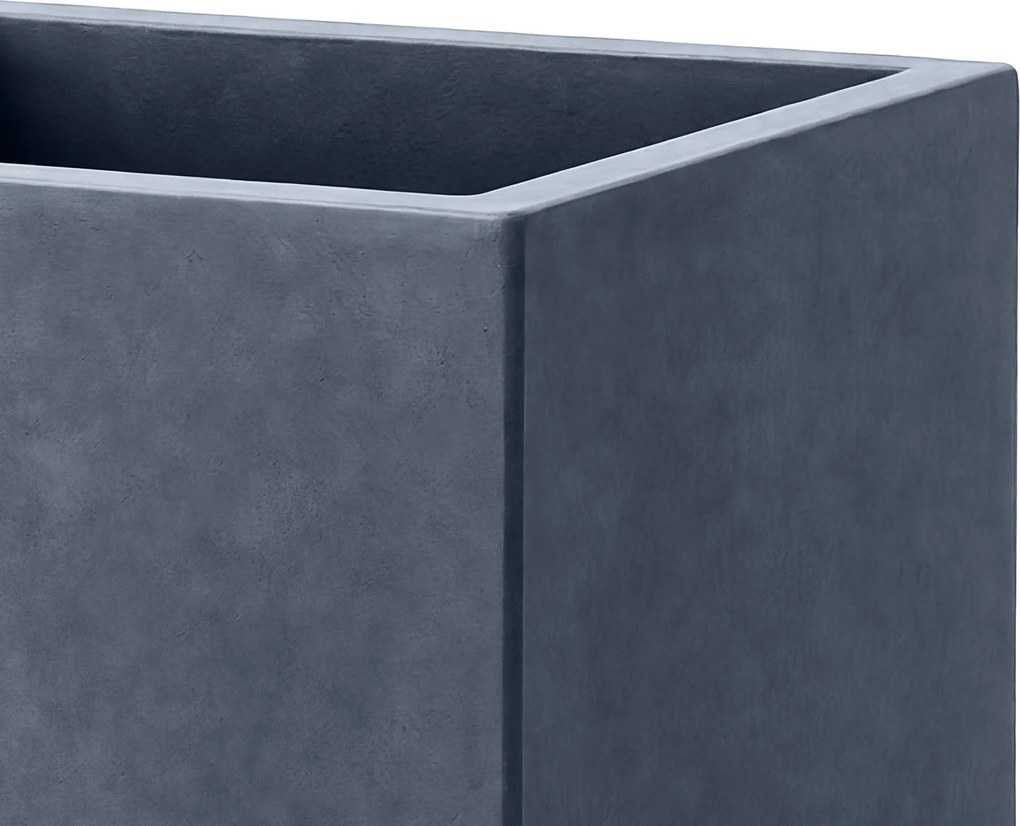 Sada 2 ks kvetináčov 3 square - antracitová