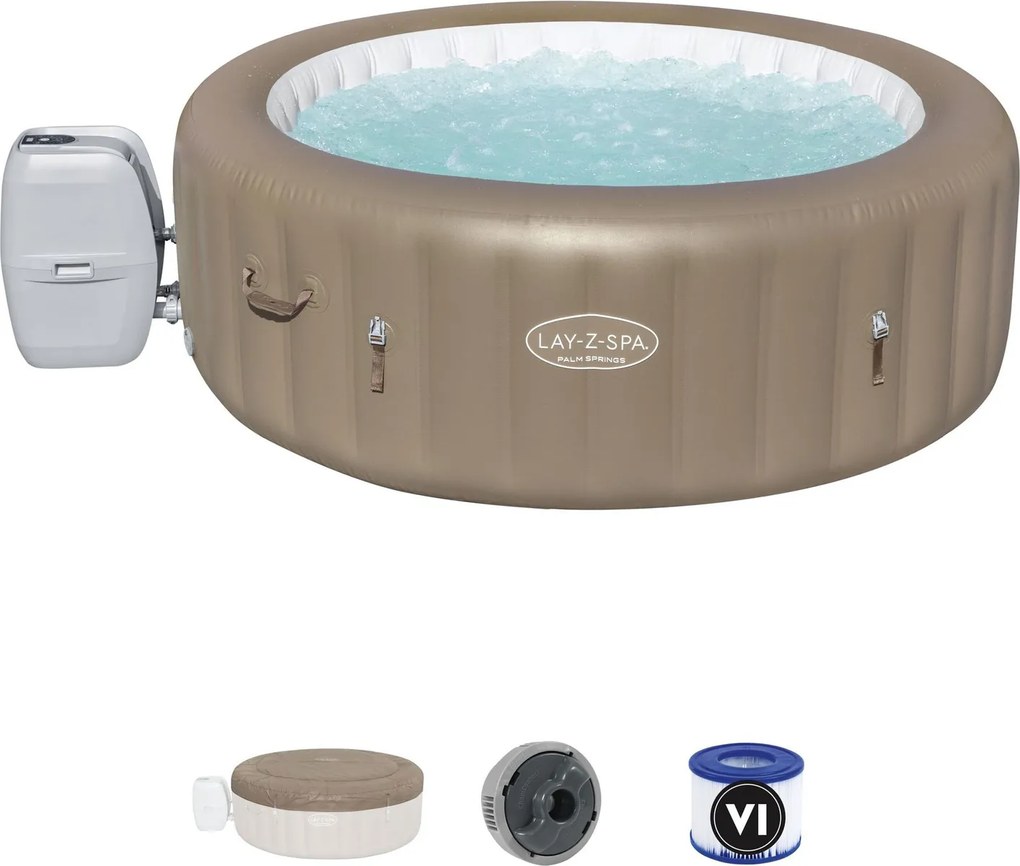 Bestway LAY-Z-SPA PALM SPRINGS AIRJET JACUZZI 196 X 71 CM6