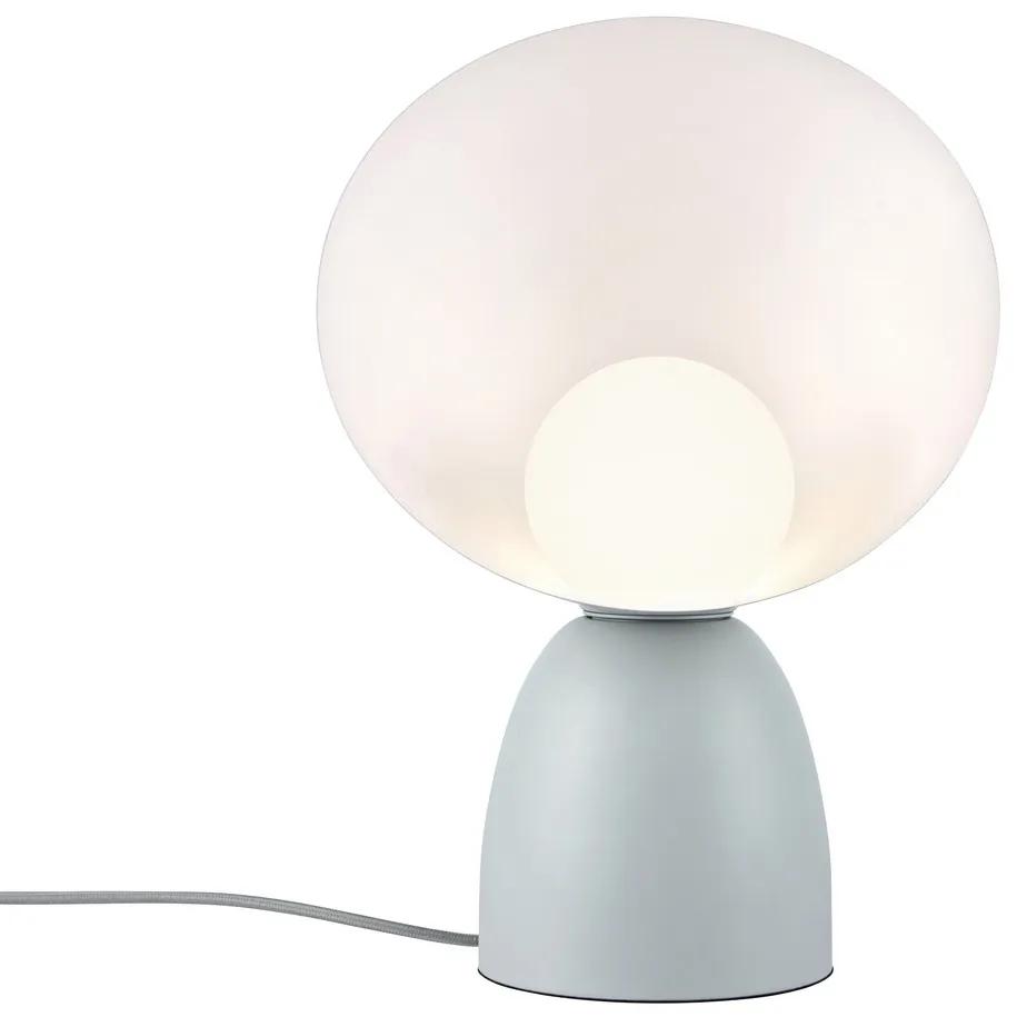 NORDLUX Dizajnová kovová stolová lampa HELLO, 1xE14, 25W, sivá