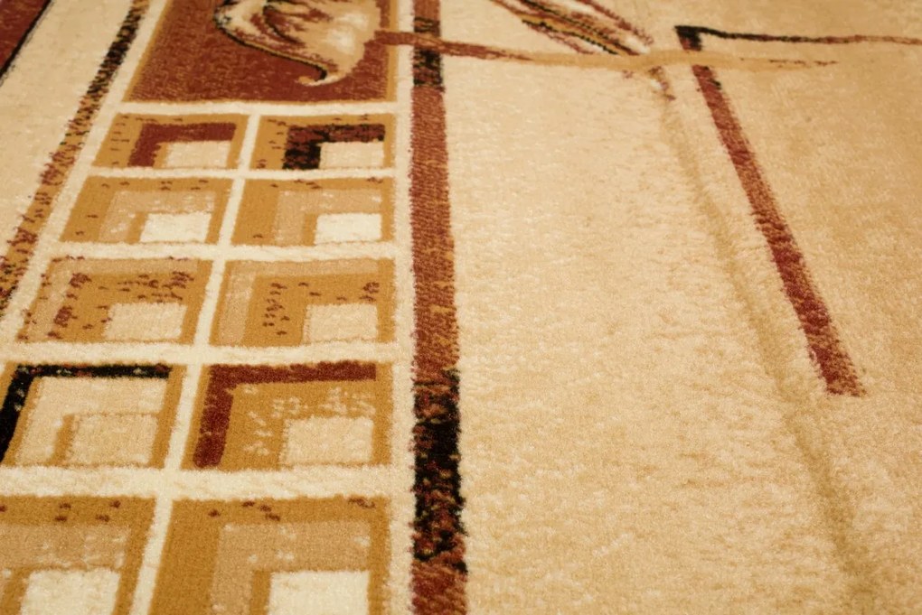 TA Koberec 7131E SVETLO BÉŽOVÝ ATLAS PP Rozmer: 250x300 cm