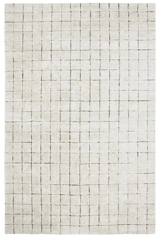 Krémový prateľný ručne tkaný bavlnený koberec 200x300 cm Mosaic – Lorena Canals