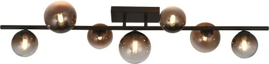 Brilagi - LED Prisadený luster MILLA 7xG9/3W/230V hnedá/dymová hnedá