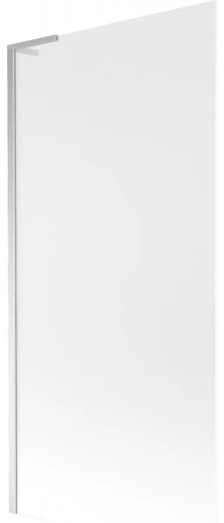 Mexen Next L, 1-krídlová vaňová zástena 90 x 150 cm, 6mm sklo námraza, chrómový profil, 895-090-000-03-30-01