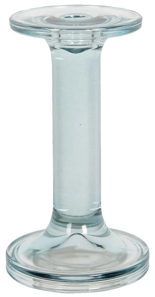 Modrý sklenený svietnik Brinnes - Ø 9 * 16 cm
