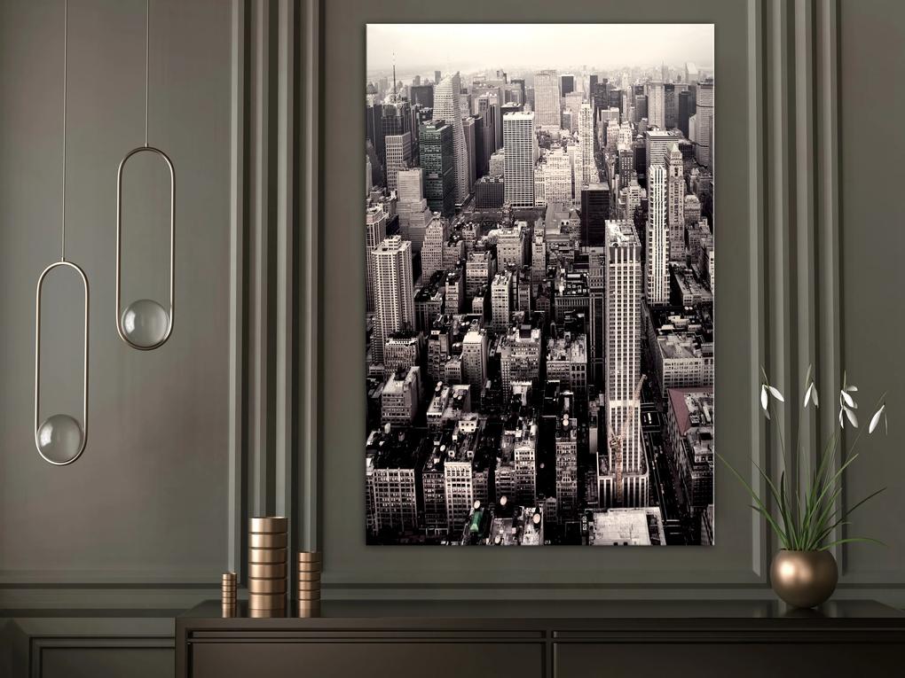 Artgeist Obraz - Manhattan In Sepia (1 Part) Vertical Veľkosť: 40x60, Verzia: Standard