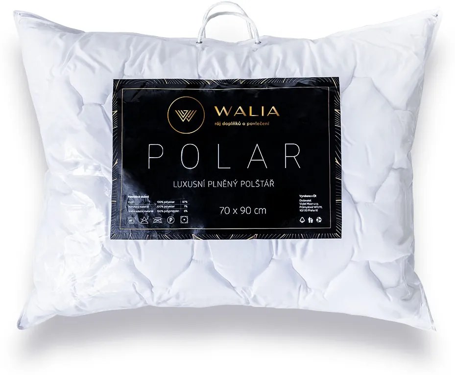 WALIA® WALIA® Luxusný plnený vankúš POLAR 70x90 cm