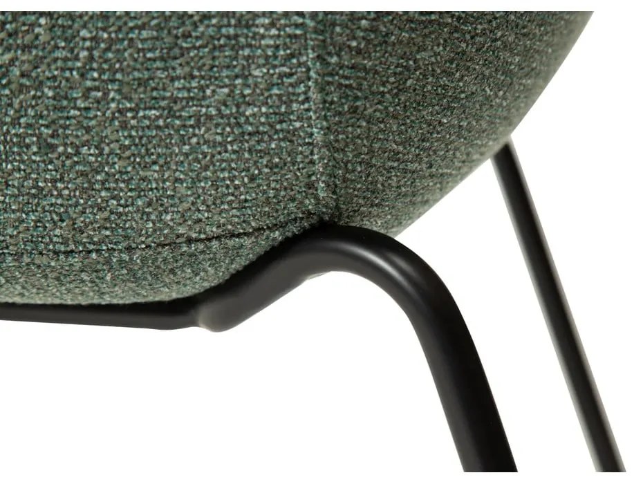 Svetlozelené kreslo z textílie buklé Zimmer – DAN-FORM Denmark