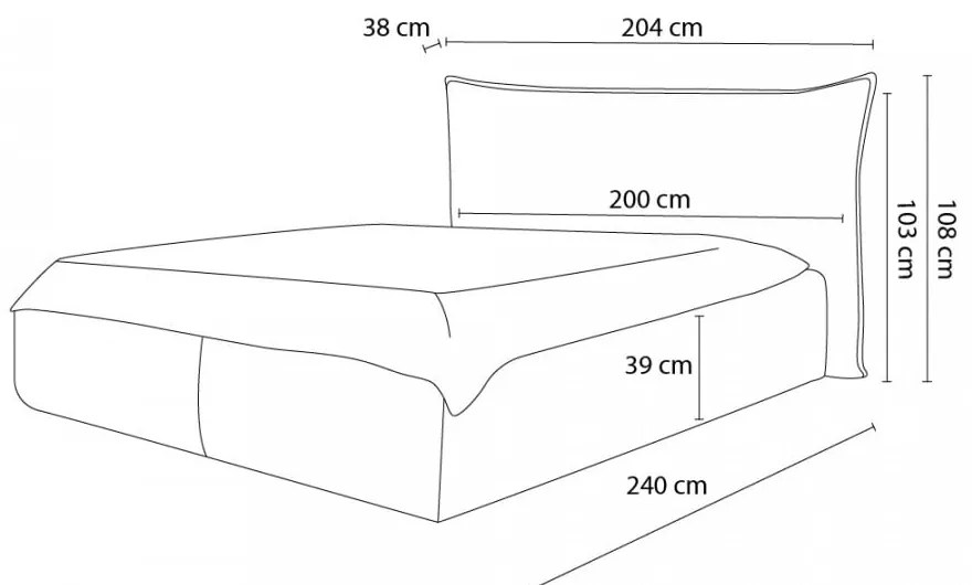 Tmavosivá zamatová čalúnená dvojlôžková posteľ s úložným priestorom s roštom 160x200 cm Jade - Bobochic Paris