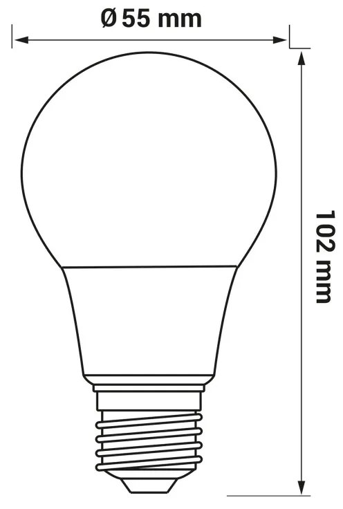 LED žiarovka 5W E27