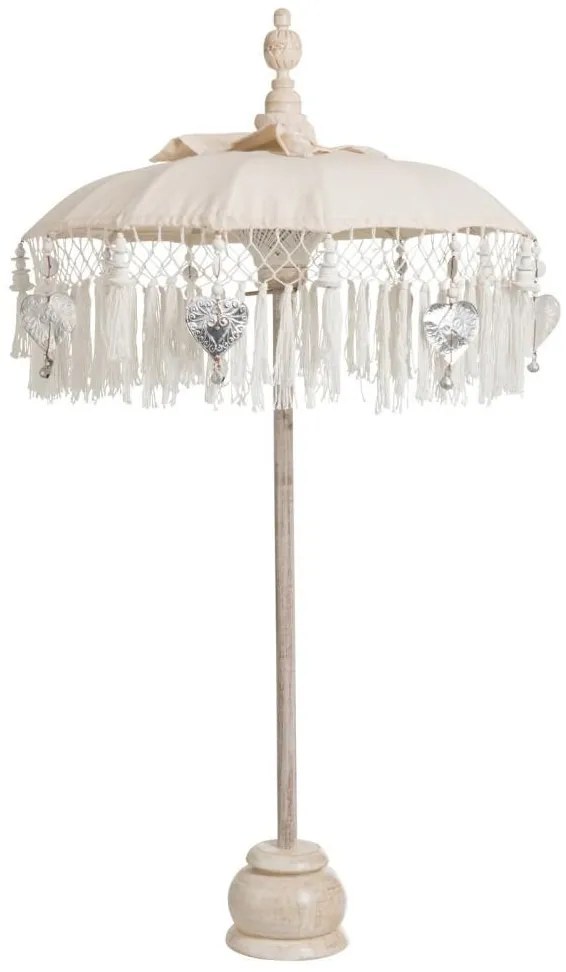 Svetlý slnečník na stol Boho - 48*48*90cm