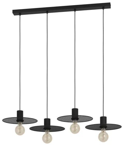 Eglo 43732 - Luster na lanku IKESTON 4xE27/40W/230V