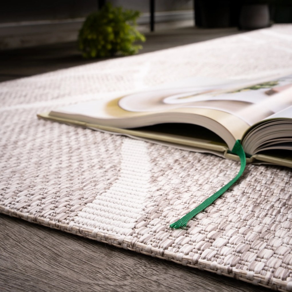 Kusový koberec My Tallinn 540 Taupe - na von aj na doma, 160x230, béžová, chodba / predsieň, Obsession