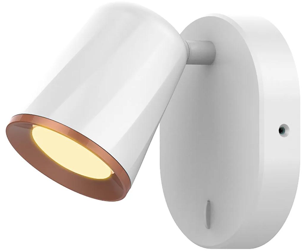 RABALUX Nástenné LED bodové svietidlo SOLANGE, 380lm, biele